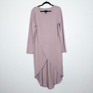 G By Giuliana Black Label Purple Tulip Skirt Sweater Dress Size‎ XL